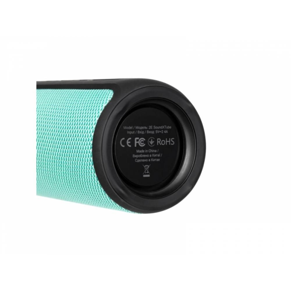 Акустическая система 2E SoundXTube TWS, MP3, Wireless, Waterproof Turquoise 