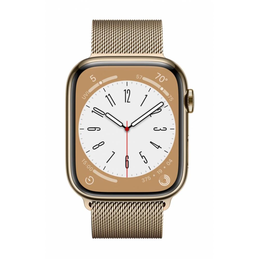 Aqlli soat Apple Stainless Steel 8/45 Gold