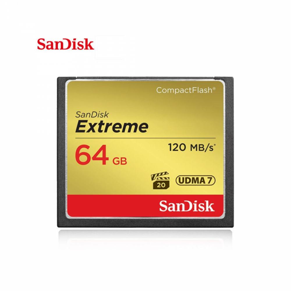 Hotira kartasi Sandisk CF 64GB 120Mb/s 