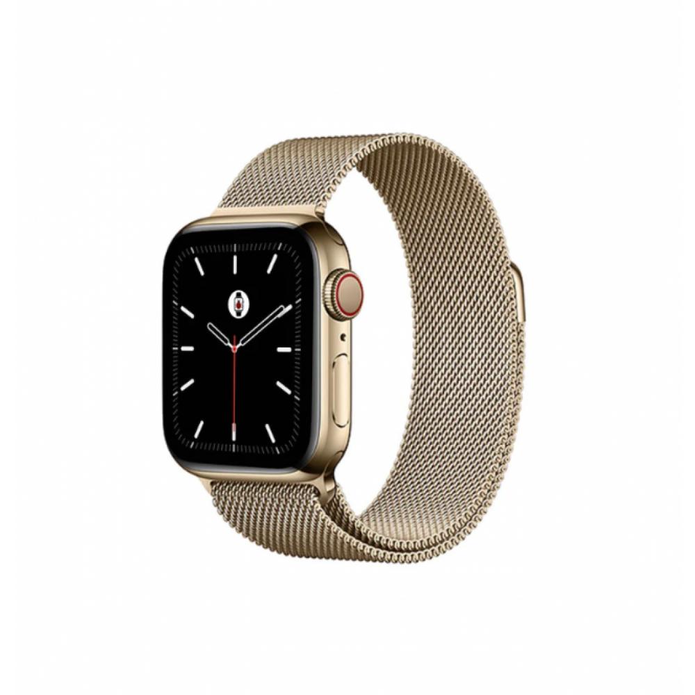 Умные часы Apple Series 7 Milanese loop 45mm Gold