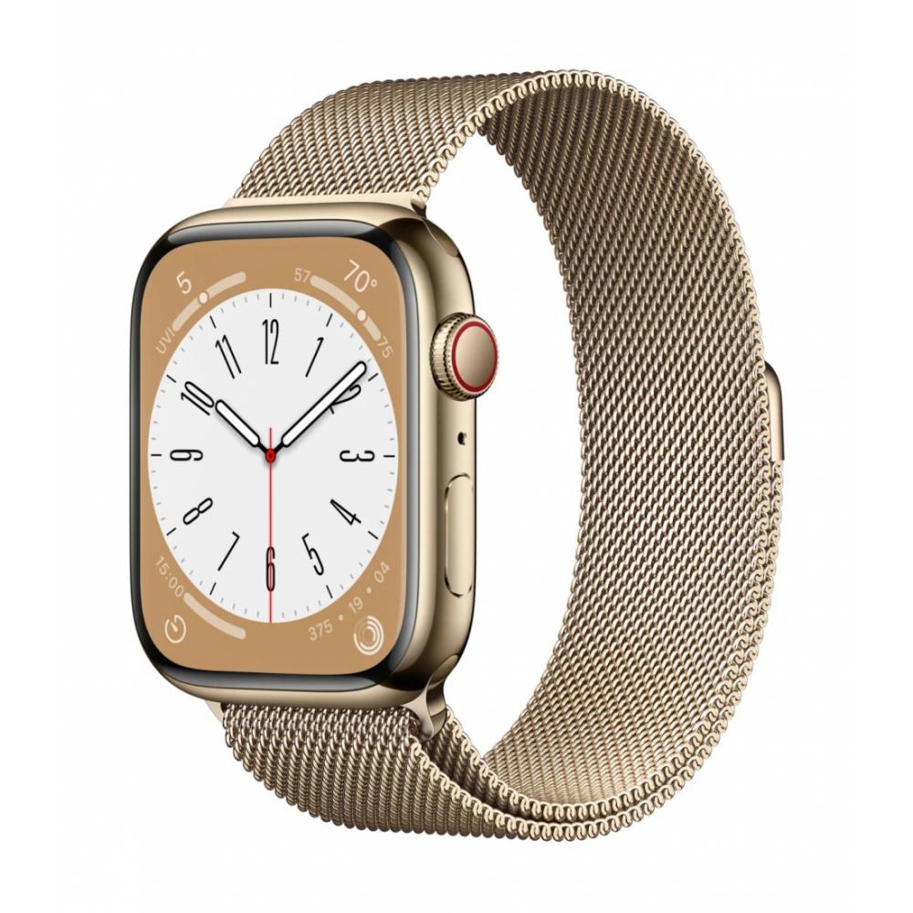 Aqlli soat Apple Stainless Steel 8/45 Gold