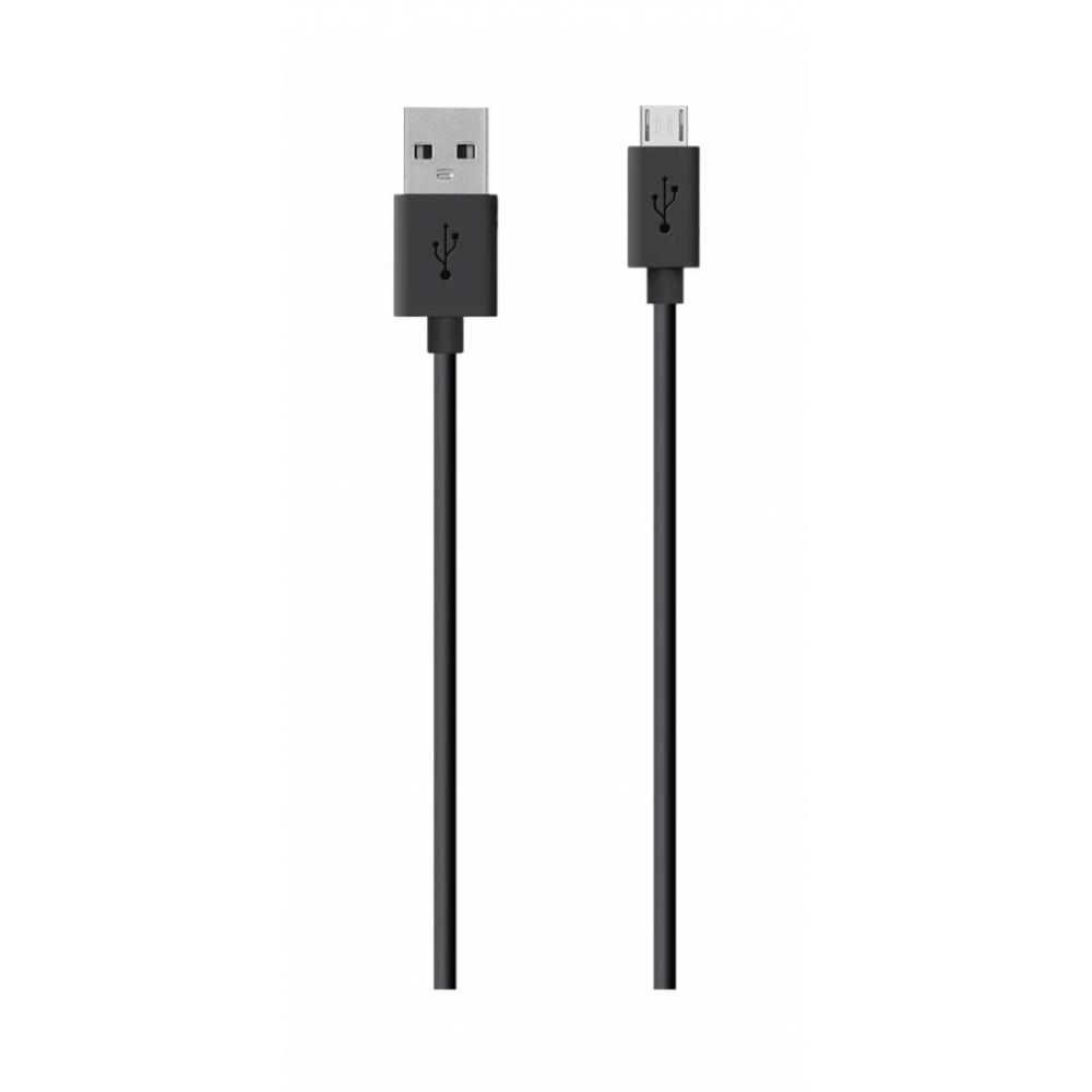 Kabelya, perexodniki, adaptari Belkin Mixit USB-A - MicroUSB, 2m, black 