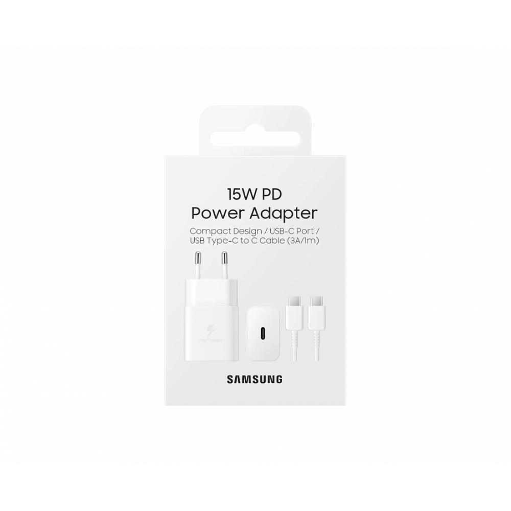 Тармоқ зарядловчи Samsung Charger 15W White 