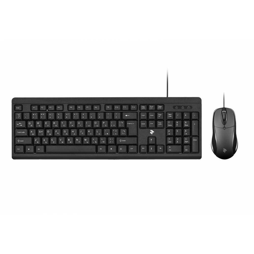 Комплект клавиатура и мышь 2E MK401 Чёрный