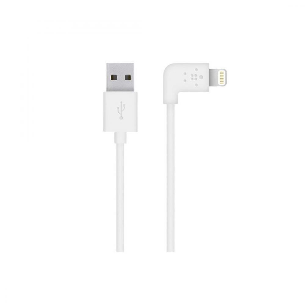 Kabelya, perexodniki, adaptari Belkin Mixit USB-A - Lightning, 2.4A, 1.2m,white 
