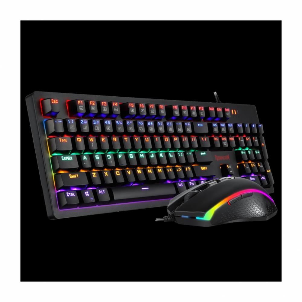 Комплект клавиатура и мышь Redragon VARUNA K559RGB Чёрный