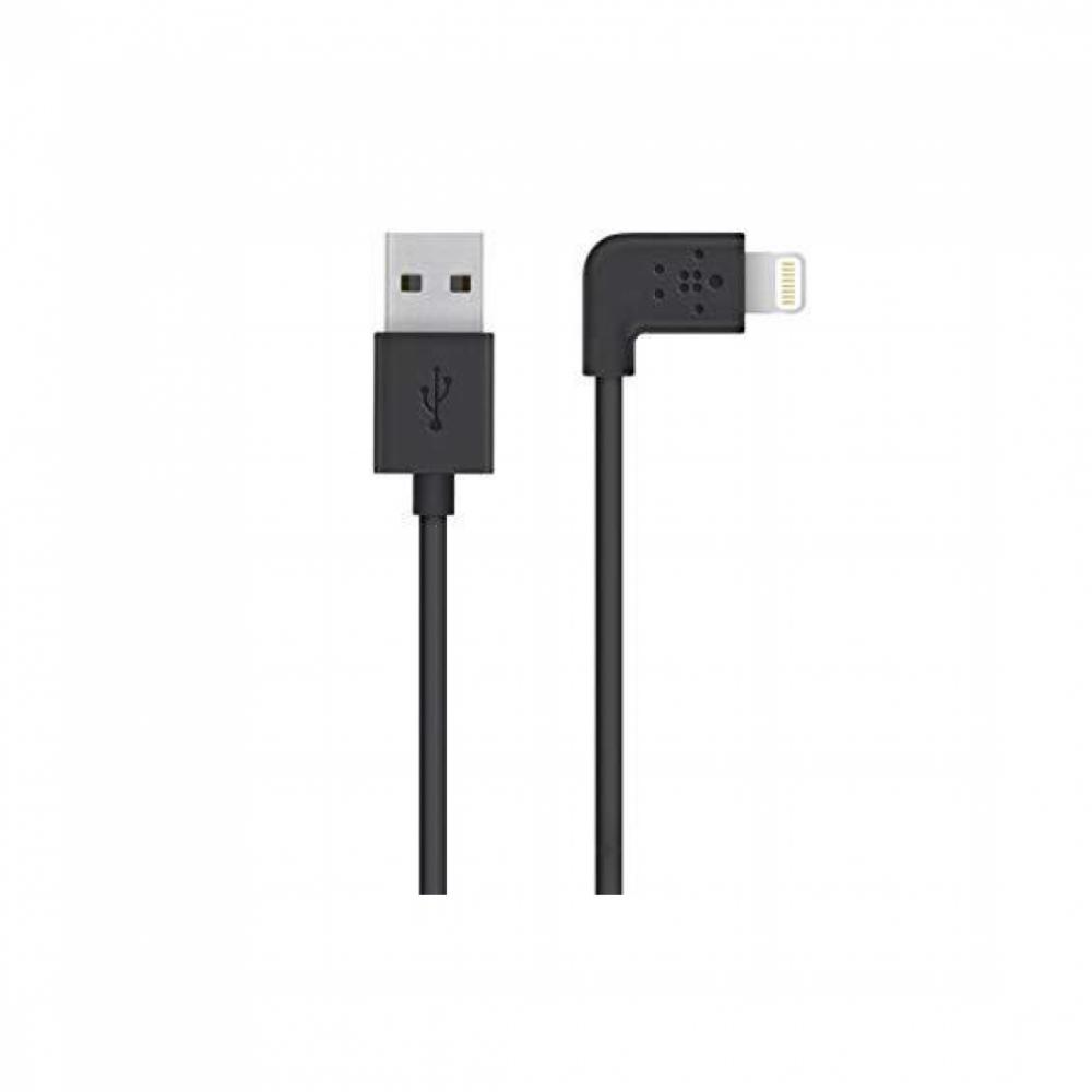 Kabelya, perexodniki, adaptari Belkin Mixit USB-A - Lightning, 2.4A, 1.2m,black 