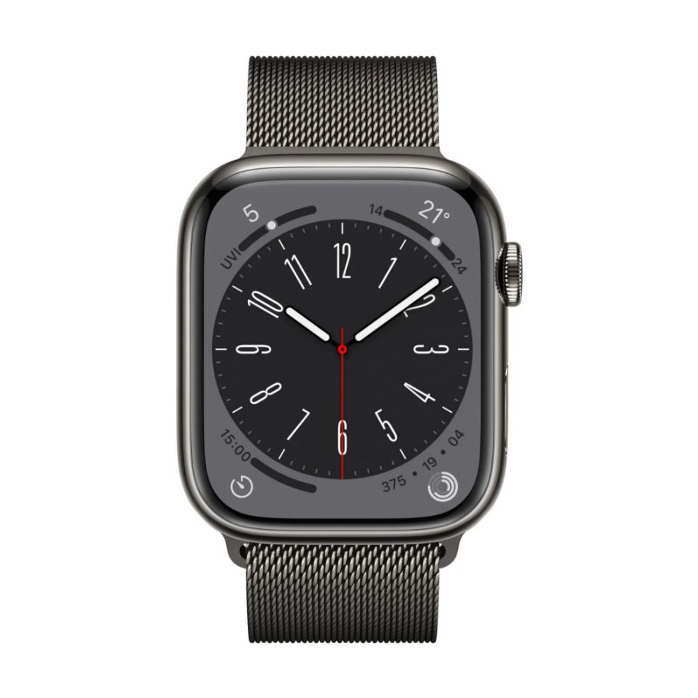 Ақлли соат Apple Watch Stainless Steel 8/45 Graphite