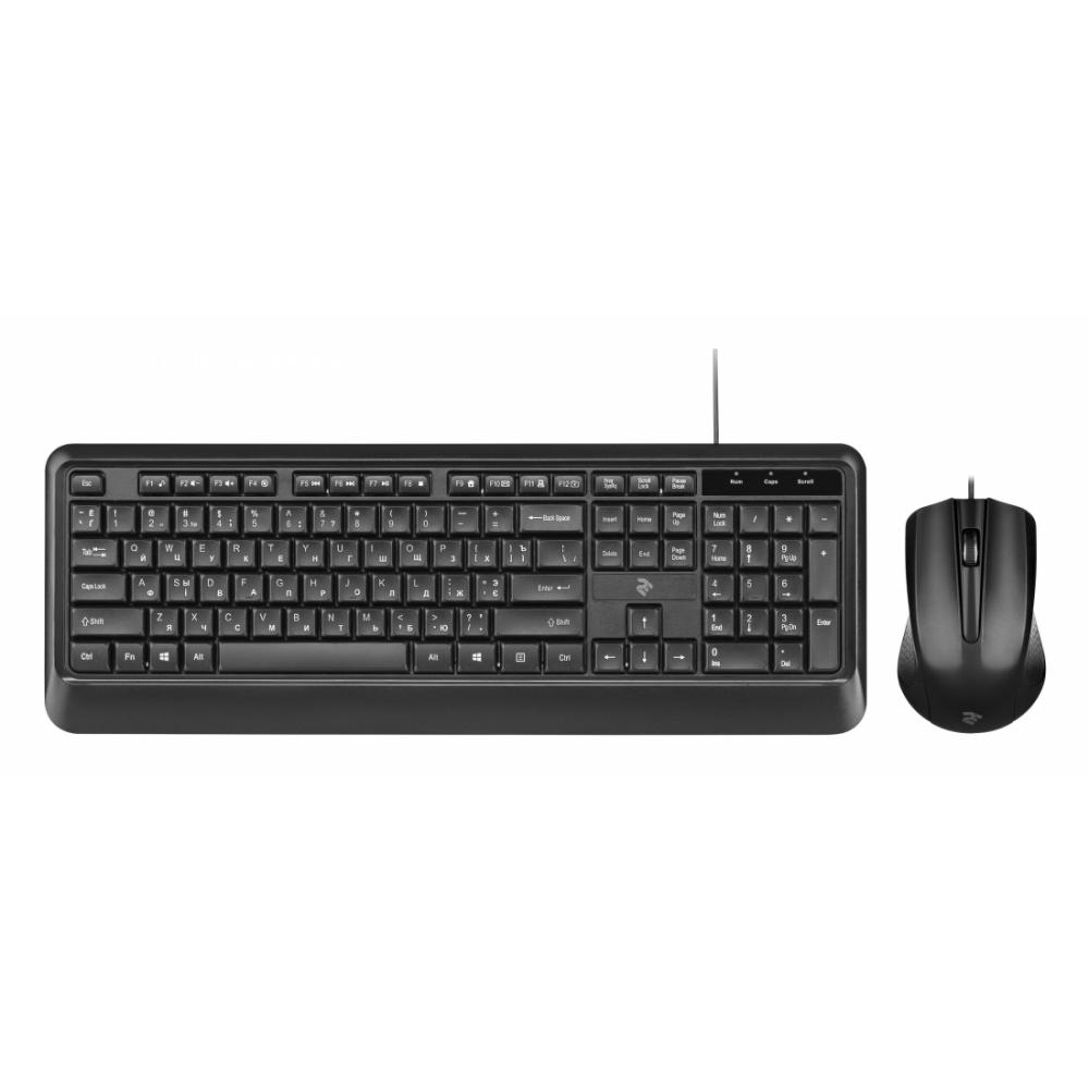 Комплект клавиатура и мышь 2E MK404 Чёрный