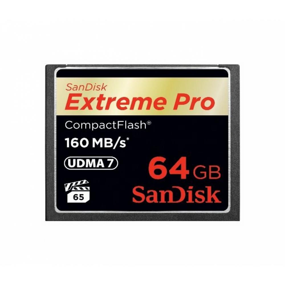 Hotira kartasi Sandisk CF 64GB 160Mb/s 