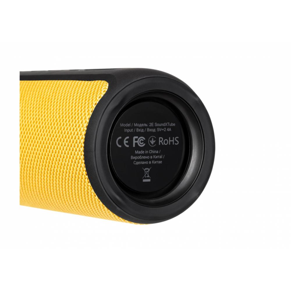 Akusticheskaya sistema 2E SoundXTube TWS, MP3, Wireless, Waterproof Yellow 