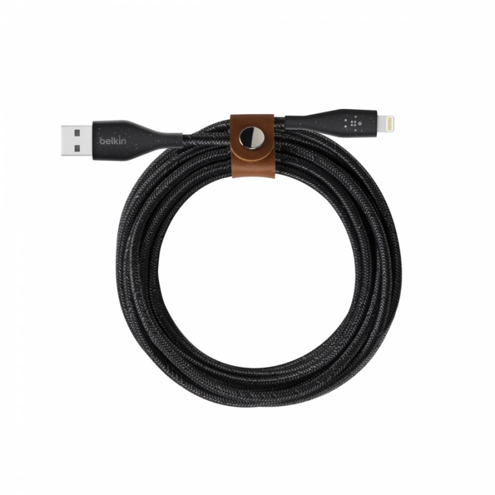 Kabelya, perexodniki, adaptari Belkin DuraTek Plus Lightning - USB-A, 1.2m 
