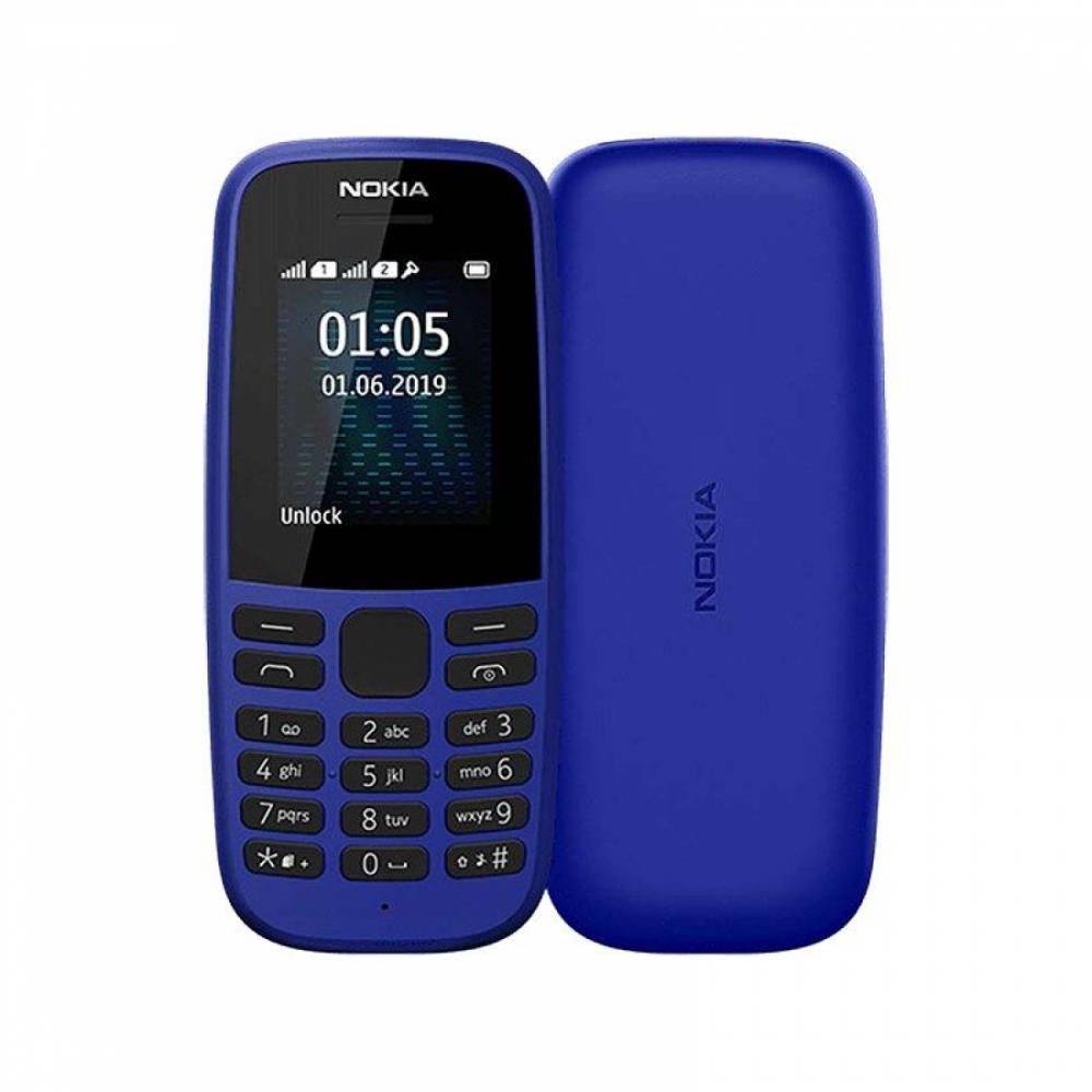 Кнопочный Телефон NOKIA 105 (1-sim) Синий