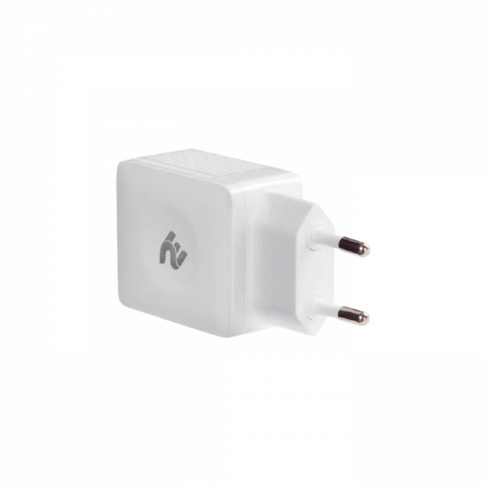 Сетевое зарядное устройство 2E Wall Charger USB-A Dual 2.4A, white 