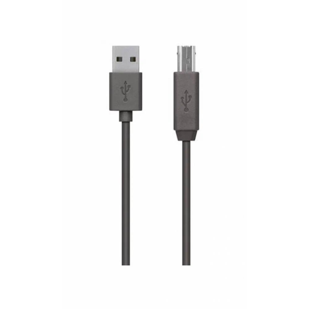 Kabelya, perexodniki, adaptari Belkin USB 2.0 (AM/BM) Printer cable 1.8m, black 