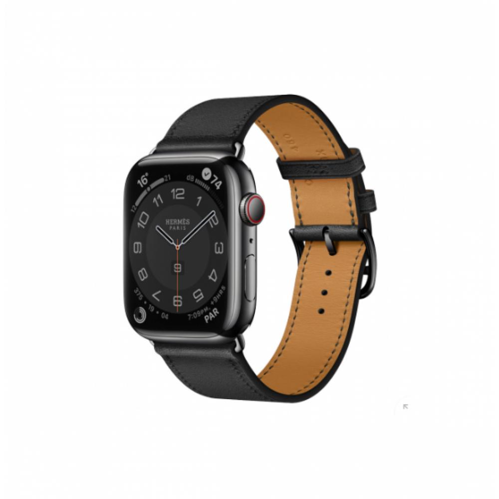 Умные часы Apple Series 7 Hermes 45mm Чёрный