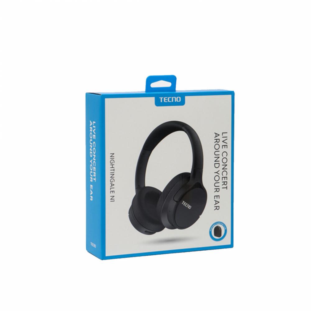 Bluetooth гарнитура Tecno  Nightingale N1 Чёрный