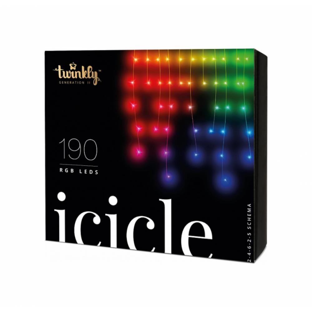 LED gulchambar Twinkly Icicle 190 RGB Gen II 