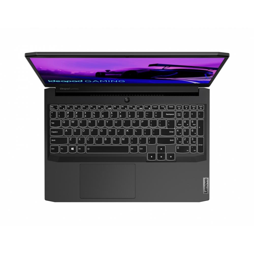 Ноутбук Lenovo IdeaPad 3 Gaming i7-11370H DDR4 8 GB SSD 512 GB 15.6” nVidia GeForce RTX 3050 4GB Чёрный
