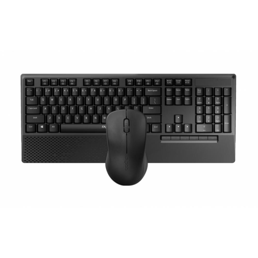 Комплект клавиатура и мышь Rapoo X1960 Чёрный