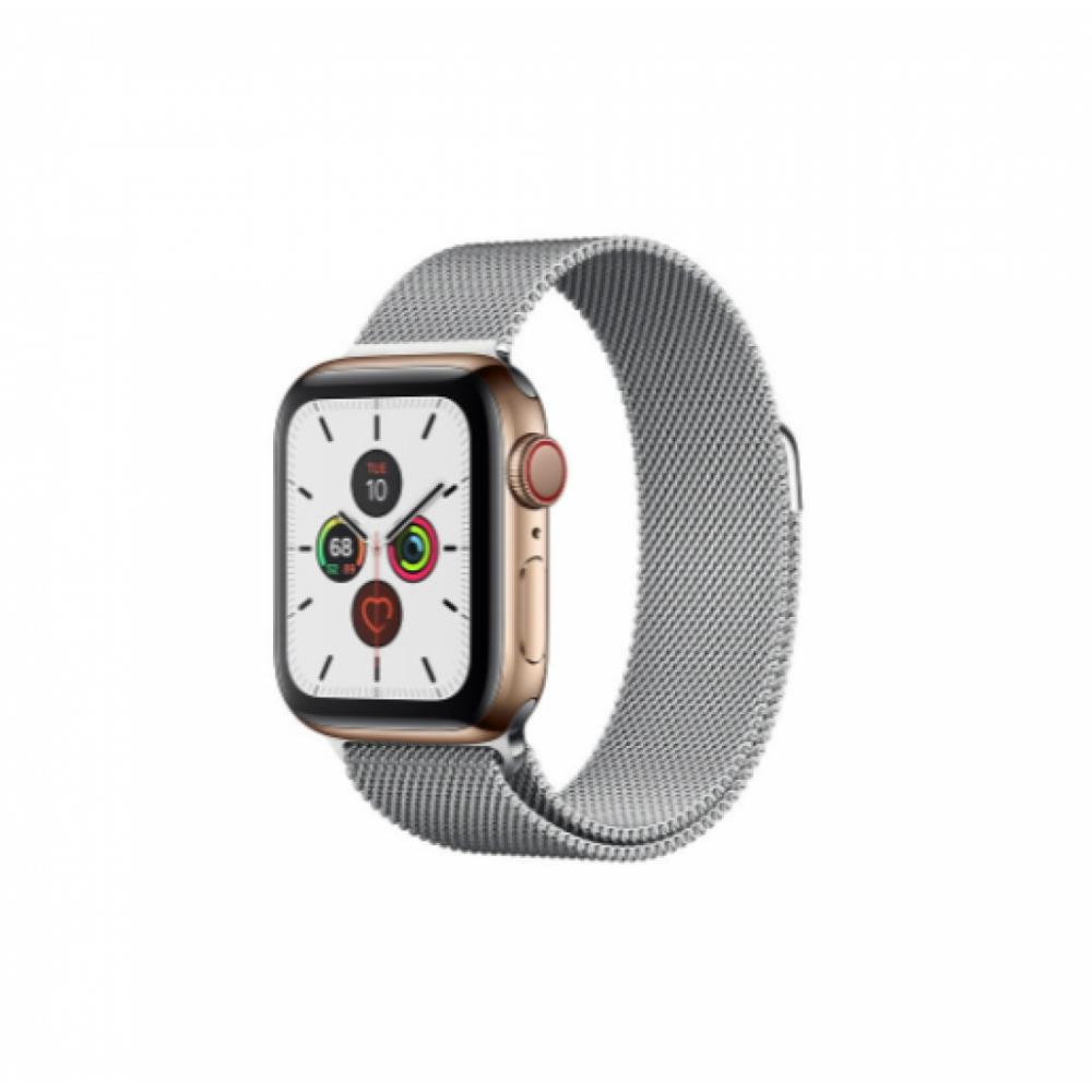 Умные часы Apple Series 5 Milanese loop 44mm Серебристый