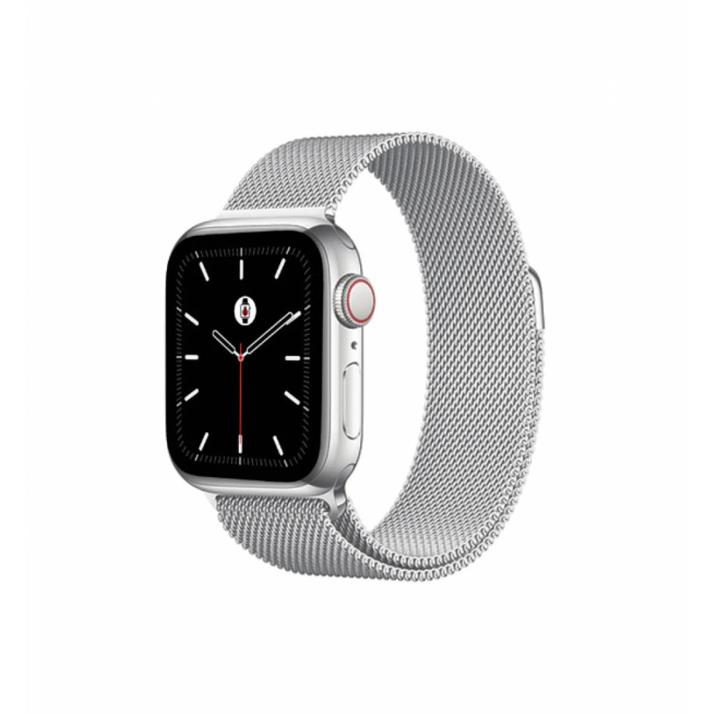 Умные часы Apple Series 7 Milanese loop 41mm Серебристый