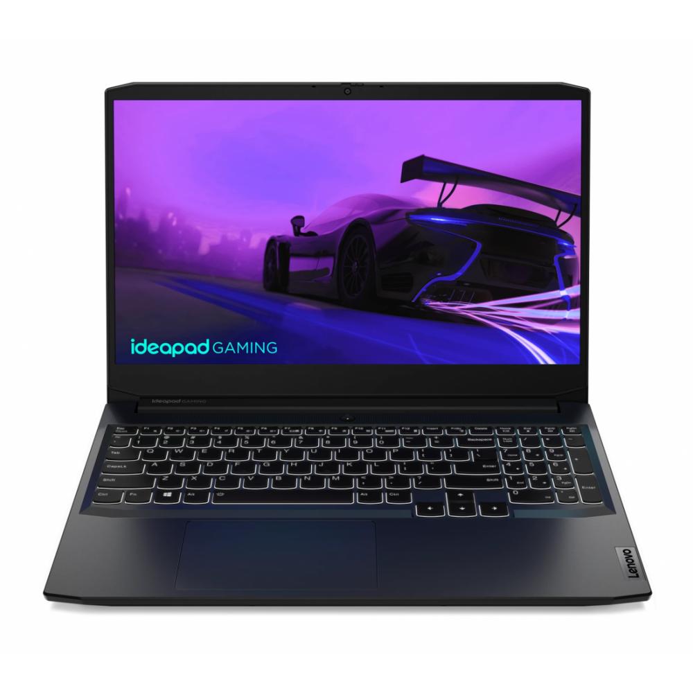 Ноутбук Lenovo IdeaPad 3 Gaming i7-11370H DDR4 8 GB SSD 512 GB 15.6” nVidia GeForce RTX 3050 Чёрный