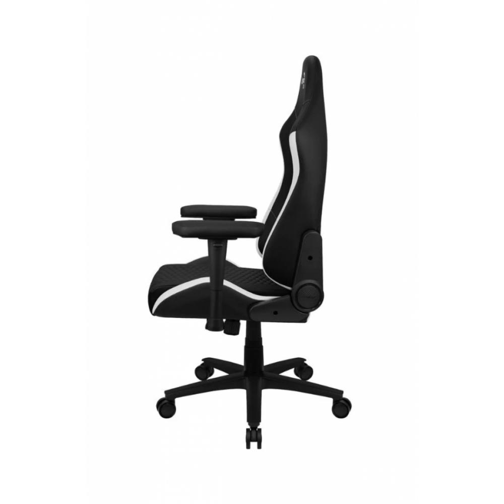 Игровое кресло Aerocool CROWN Black/White 